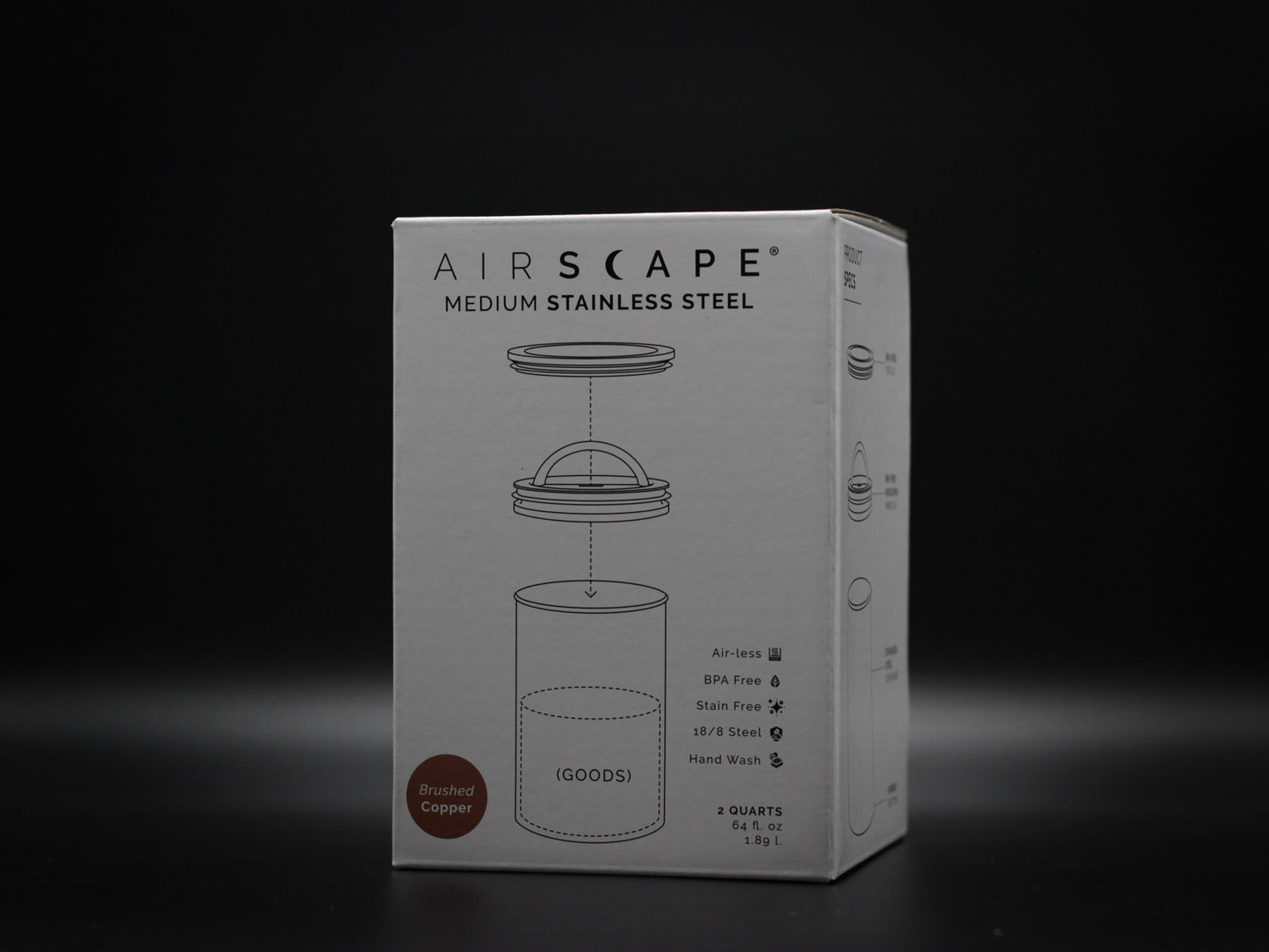 Airscape Classic 7" Medium - Brushed Copper